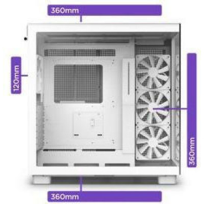 NZXT H9 Flow Matte White (CM-H91FW-01)