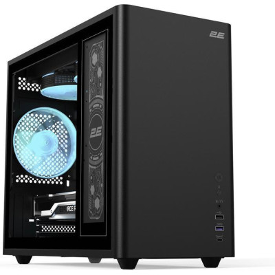 2E Credo Plus V350BG Black with window (2E-V350BG)