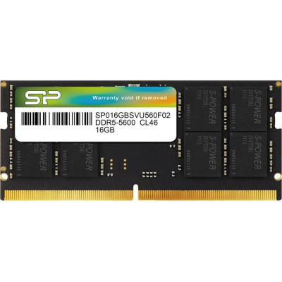 Silicon Power 16 GB SO-DIMM DDR5 5600 MHz (SP016GBSVU560F02)