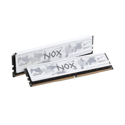 Apacer 32 GB (2x16GB) DDR5 5600 MHz Nox RGB Silver (AH5U32G56C522NWAA-2)