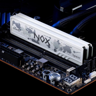 Apacer 32 GB (2x16GB) DDR5 5600 MHz Nox RGB Silver (AH5U32G56C522NWAA-2)