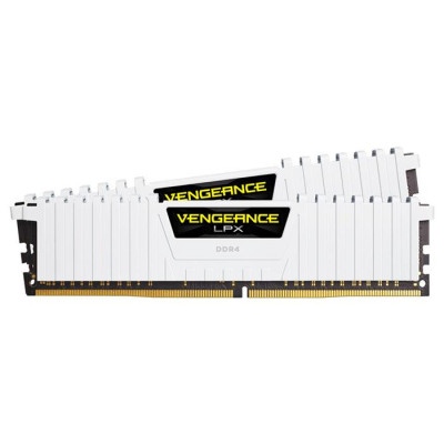 Corsair 16 GB (2x8GB) DDR4 3000 MHz Vengeance LPX White (CMK16GX4M2D3000C16W)