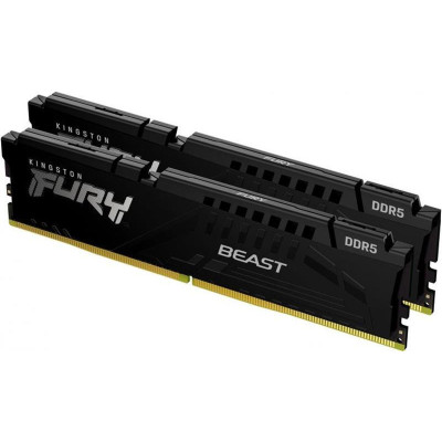 Kingston FURY 64 GB (2x32GB) DDR5 6400 MHz Beast Black (KF564C32BBK2-64)