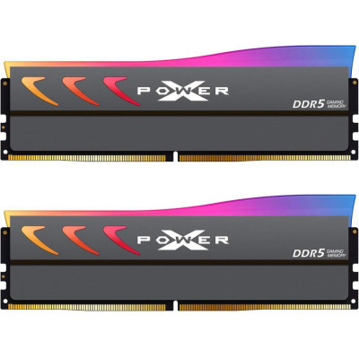 Silicon Power 32 GB (2x16GB) DDR5 6000 MHz XPower Storm RGB Gray (SP032GXLWU60FFDK)