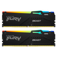 Kingston FURY DDR5 64GB (2x32GB) 6000MHz Beast RGB Black (KF560C30BBAK2-64)