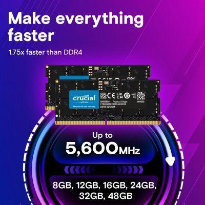 Crucial 16 GB SO-DIMM DDR5 5600 MHz (CT16G56C46S5T)