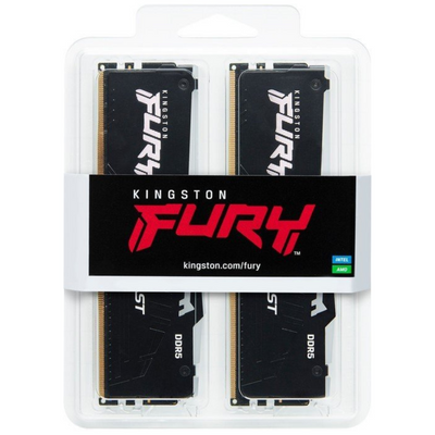 Kingston FURY Beast 64GB DDR5 Black RGB 6000MHz (KF560C36BBEAK2-64)
