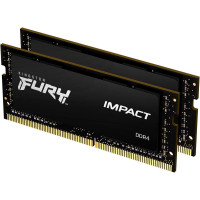 Kingston FURY 64 GB (2x32 GB) SO-DIMM DDR4 3200 MHz Impact (KF432S20IBK2/64)