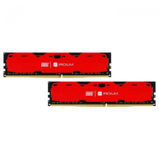 GOODRAM 8 GB (2x4GB) DDR4 2400 MHz Iridium Red (IR-R2400D464L15S/8GDC)