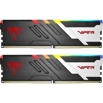 PATRIOT 64 GB (2x32GB) DDR5 5200 MHz Viper Venom RGB (PVVR564G520C40K)