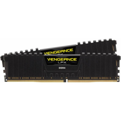 Corsair 16 GB (2x8GB) DDR4 3600 MHz Vengeance LPX Black (CMK16GX4M2Z3600C18)