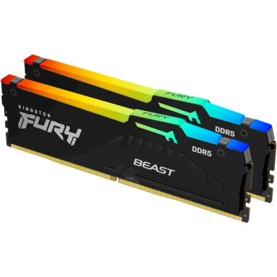 Kingston FURY 32 GB (2x16GB) DDR5 6400 MHz Beast RGB EXPO (KF564C32BBEAK2-32)