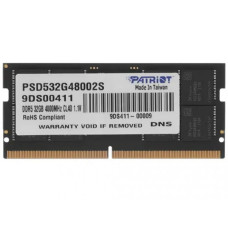 PATRIOT 32 GB SO-DIMM DDR5 4800 MHz (PSD532G48002S)