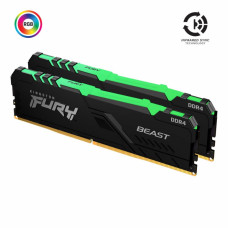 Kingston FURY 16 GB (2x8GB) DDR4 3200 MHz Beast RGB (KF432C16BBAK2/16)