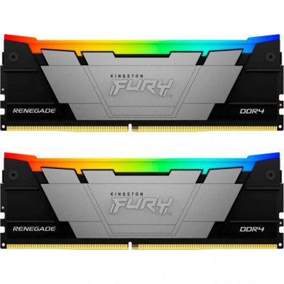 Kingston FURY 16 GB (2x8GB) DDR4 3200 MHz Renegade RGB Black (KF432C16RB2AK2/16)