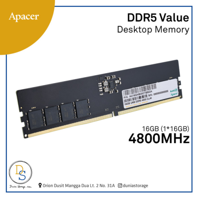 Apacer 16 GB DDR5 4800 MHz (AU16GHB48CTBBGH)
