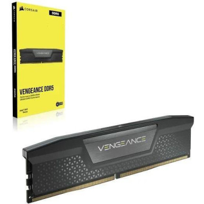 Corsair 128 GB (2х64GB) DDR5 6400 MHz Vengeance Black (CMK128GX5M2B6400C42)
