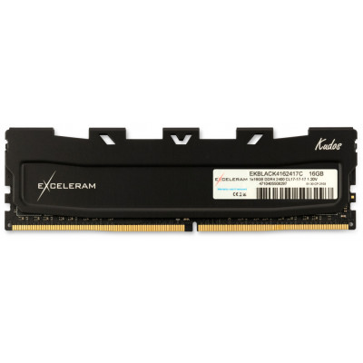 Exceleram 16 GB DDR4 2400 MHz Black Kudos (EKBLACK4162417C)