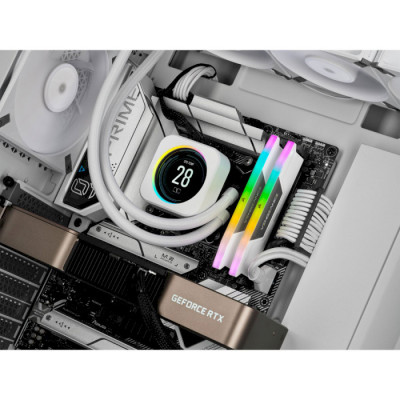 Corsair 32GB (2x16GB) DDR5 5200MHz VENGEANCE RGB White (CMH32GX5M2B5200C40W)