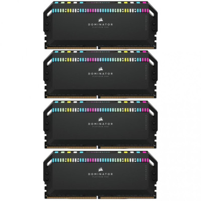 Corsair 64 GB (4x16GB) DDR5 6200 MHz DOMINATOR PLATINUM RGB (CMT64GX5M4B6200C32)