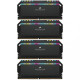 Corsair 64 GB (4x16GB) DDR5 6200 MHz DOMINATOR PLATINUM RGB (CMT64GX5M4B6200C32)
