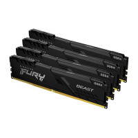 Kingston DDR4 2666 64GB KIT (16GBx4) Beast Black (KF426C16BB1K4/6 (KF426C16BB1K4/64)