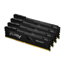 Kingston DDR4 2666 64GB KIT (16GBx4) Beast Black (KF426C16BB1K4/6 (KF426C16BB1K4/64)