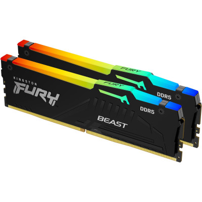 Kingston FURY 32 GB (2x16 GB) DDR5 5600 MHz FURY Beast RGB (KF556C36BBEAK2-32)