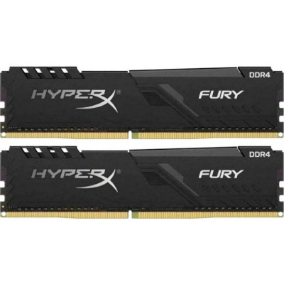 HyperX 16 GB (2x8GB) DDR4 2666 MHz Fury Black (HX426C16FB3K2/16)
