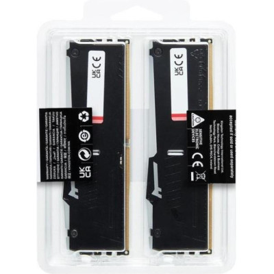 Kingston FURY 128 GB (2x64GB) DDR5 5600 MHz Beast Black RGB EXPO (KF556C36BBEAK2-128)
