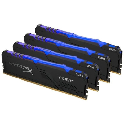 Kingston DDR4 2400 64GB KIT (16GBx4) HyperX Fury (HX424C15FB4AK4/64)