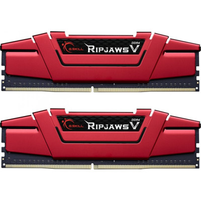 G.Skill 32 GB (2x16GB) DDR4 3200 MHz Ripjaws V Red (F4-3200C15D-32GVR)