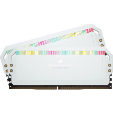 Corsair 32GB (2x16GB) DDR5 6200MHz C36 Dominator Platinum RGB White (CMT32GX5M2X6200C36W)
