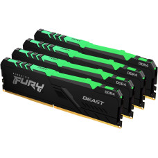 Kingston DDR4 4x32GB/3200 Kingston Fury Beast RGB (KF432C16BBAK4/128)