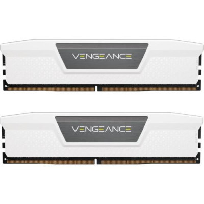 Corsair 64 GB (2x32GB) DDR5 6000 MHz Vengeance XMP White (CMK64GX5M2B6000C40W)