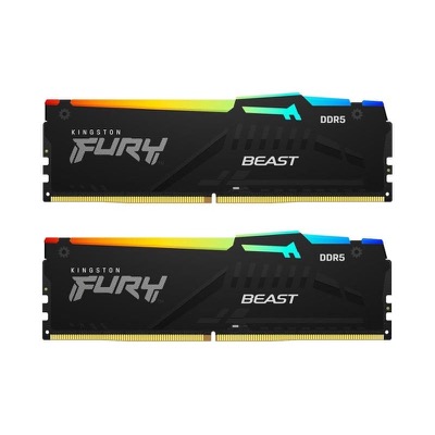 Kingston FURY 16 GB (2x8GB) DDR5 5200 MHz Beast RGB EXPO (KF552C36BBEAK2-16)