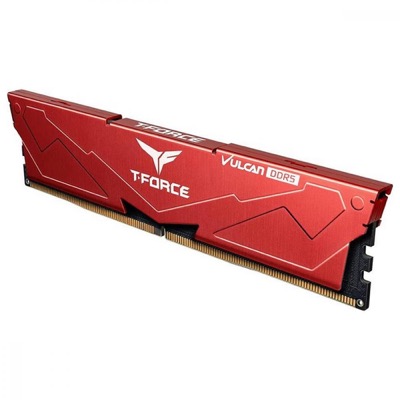 TEAM 32 GB (2x16GB) DDR5 6000 MHz T-Force Vulcan Red (FLRD532G6000HC38ADC01)