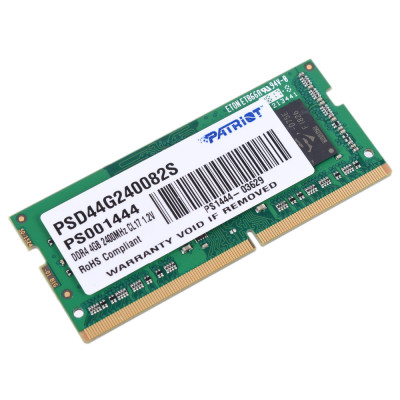 PATRIOT 4 GB SO-DIMM DDR4 2400 MHz (PSD44G240082S)