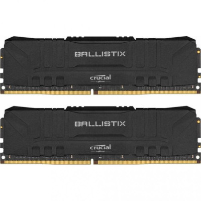 Crucial 32 GB (2x16GB) DDR4 2666 MHz Ballistix Black (BL2K16G26C16U4B)
