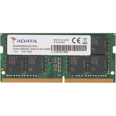 ADATA 32 GB SO-DIMM DDR4 3200 MHz (AD4S320032G22-SGN)