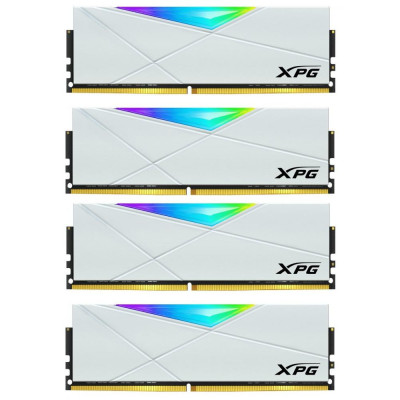 ADATA 64 GB (4x16GB) DDR4 3600 MHz XPG Spectrix D50 RGB White (AX4U360016G18I-QCWH50)