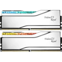 G.Skill 96 GB (2x48GB) DDR5 6400 MHz Trident Z5 Royal Silver (F5-6400J3239F48GX2-TR5S)