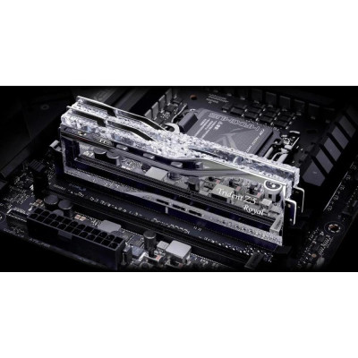 G.Skill 96 GB (2x48GB) DDR5 6400 MHz Trident Z5 Royal Silver (F5-6400J3239F48GX2-TR5S)