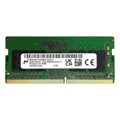 Micron 8 GB SO-DIMM DDR4 3200 MHz (MTA4ATF1G64HZ-3G2F1)