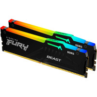 Kingston FURY 32 GB (2x16GB) DDR5 5600 MHz Beast RGB (KF556C40BBAK2-32)
