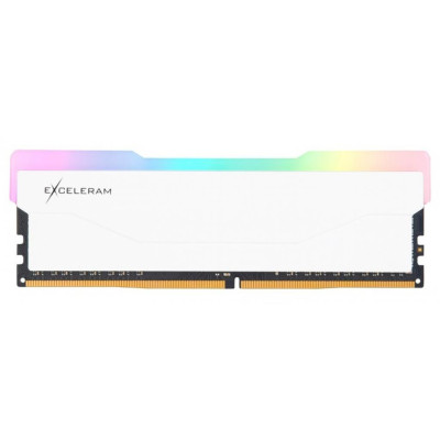 Exceleram 8 GB DDR4 3000 MHz RGB X2 Series White (ERX2W408306A)