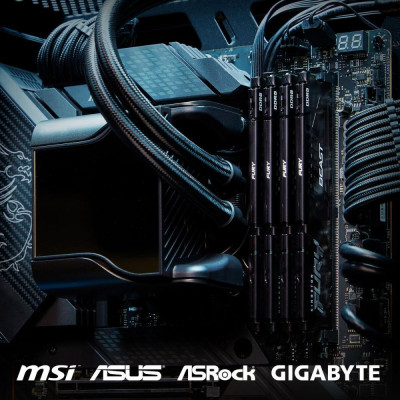 Kingston FURY 128 GB (4x32GB) DDR5 5600 MHz Beast Black (KF556C40BBK4-128)