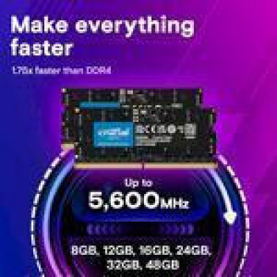 Crucial 64 GB DDR5 5600 MHz SO-DIMM (CT64G56C46S5)