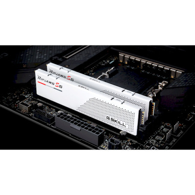 G.Skill DDR5 64GB (2x32GB) 6000Mhz Ripjaws S5 White (F5-6000J3040G32GX2-RS5W)