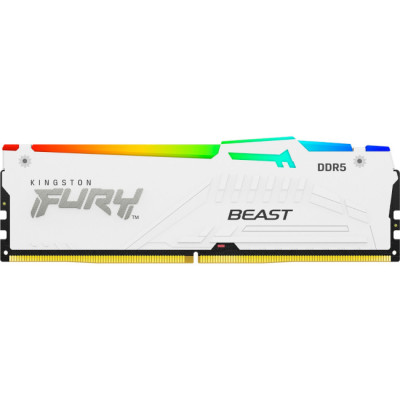 Kingston FURY 16 GB DDR5 6400 MHz Beast RGB EXPO White (KF564C32BWEA-16)